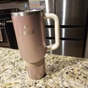 Cirkul Pink Stainless Steel Mug